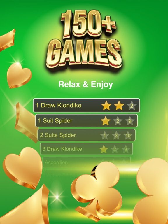 150 plus Card Games Solitaire Pack game screenshot