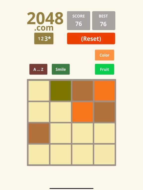 2048.com App Screenshot