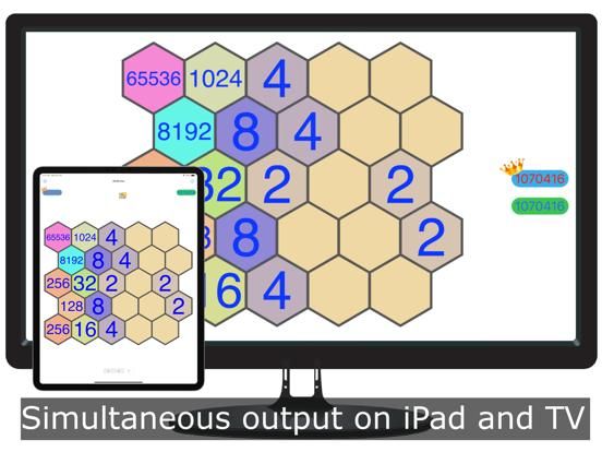 2048 Hexagon game screenshot