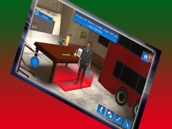 3D Bus Garage Repairing Game game screenshot