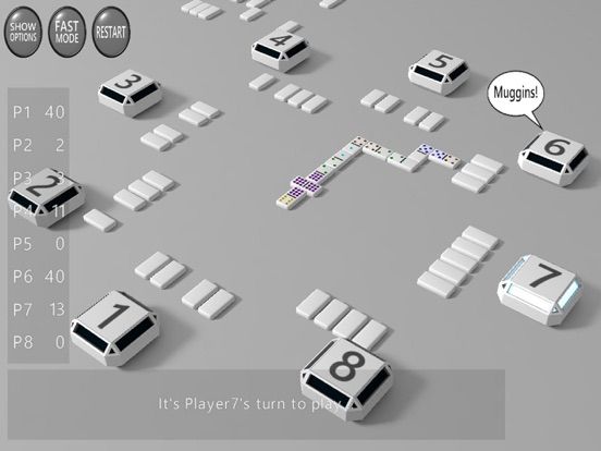 3D Dominoes game screenshot