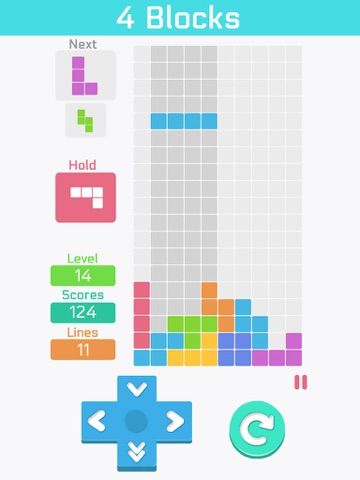 4 Blocks! game screenshot
