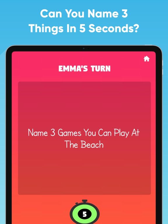 5 Second Guess game screenshot