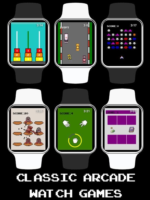 6 Classic Arcade Watch Games game screenshot