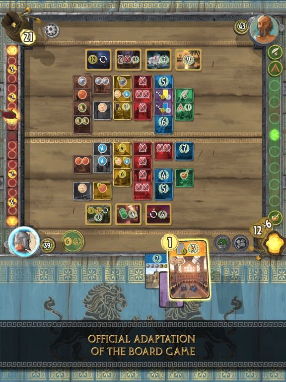 7 Wonders Duel game screenshot