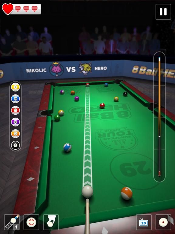 8 Ball Hero App Screenshot