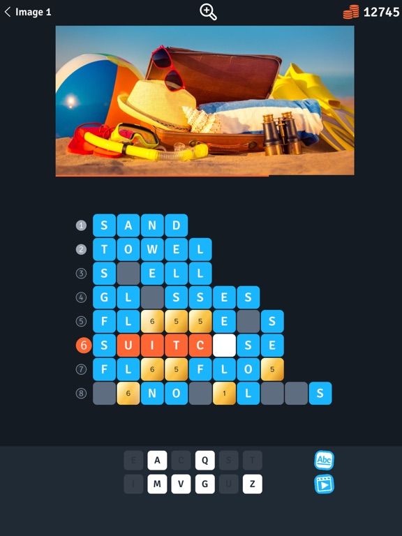 8 Codewords in a photo App Screenshot