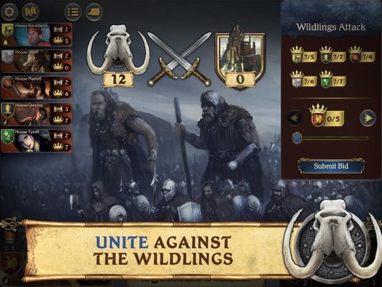 A Game of Thrones: Board Game App Screenshot