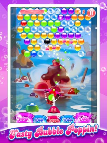 A Soda Pop Paradise Bubble Shooter Pro game screenshot