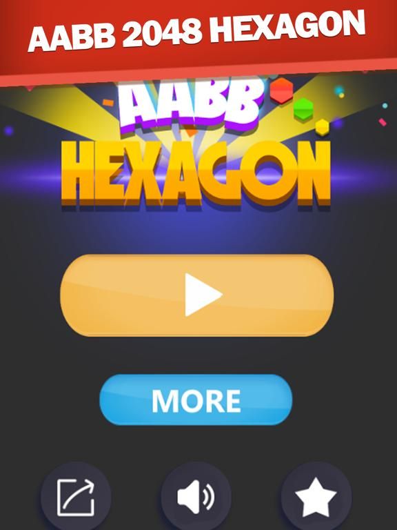 AABB 2048 Hexagon App Screenshot
