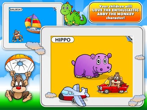 Abby Monkey Preschool Shape Puzzles Lunchbox: Kids Favorite First Words Learning Tozzle Game for Baby and Toddler Explorers game screenshot