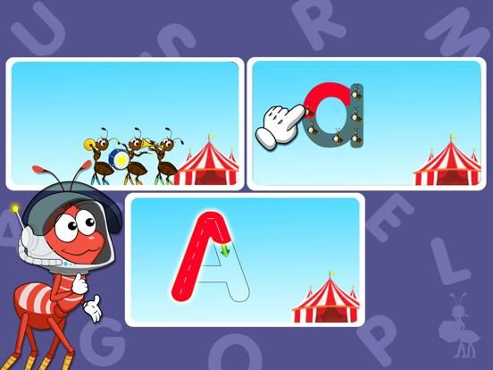 ABC Circus (Free) -Educational Alphabet, Letter & Number Games for preschool kids & toddlers learning game screenshot