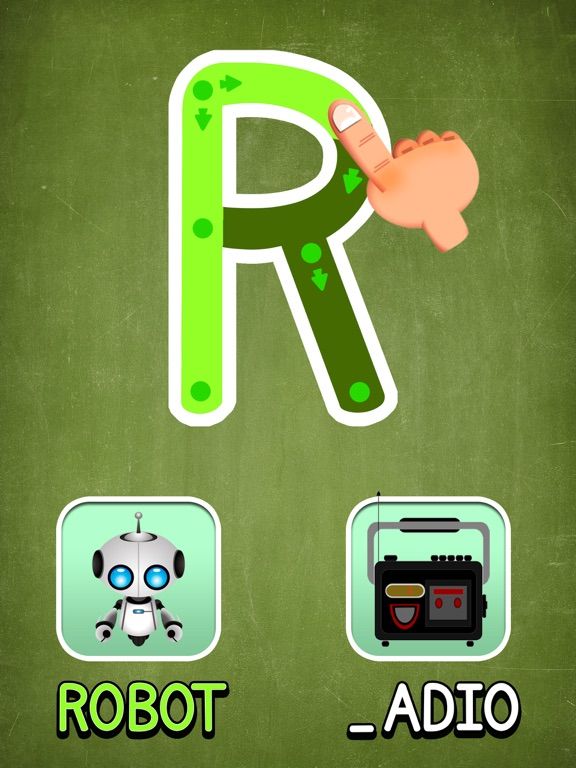 ABC Dinos: Read and write App Screenshot