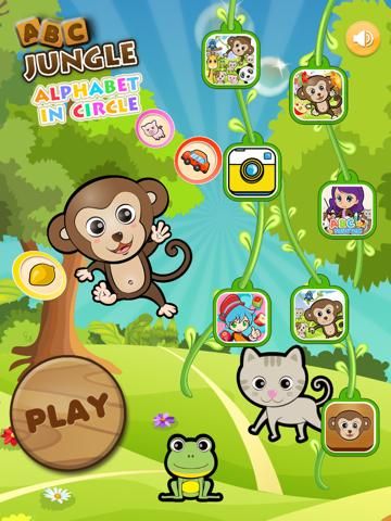 ABC Jungle Alphabet In Circle game screenshot