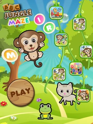 ABC Jungle Maze Suit for Preschoolers, Baby, Educational game screenshot