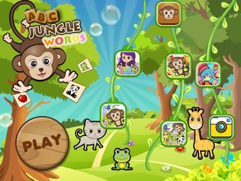 ABC Jungle Words for preschoolers, babies, kids, learn English game screenshot