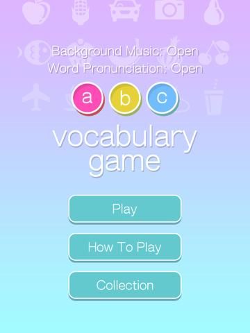 ABC Vocabulary Game game screenshot