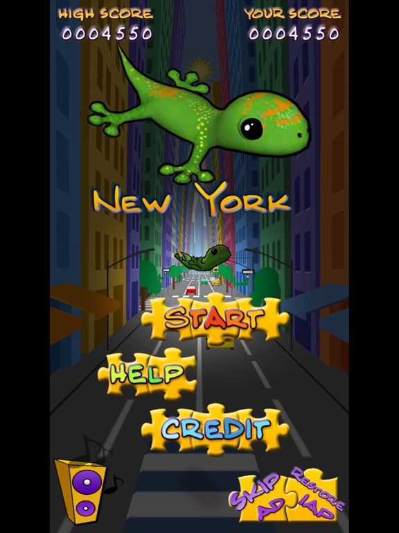 Acrobat Gecko New York game screenshot