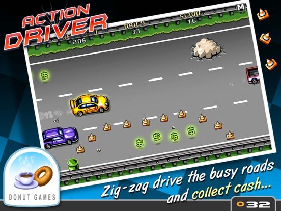 Action Driver game screenshot