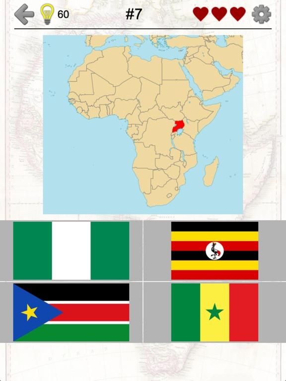 African Countries game screenshot