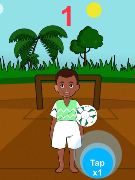Afro Juggle Challenge game screenshot