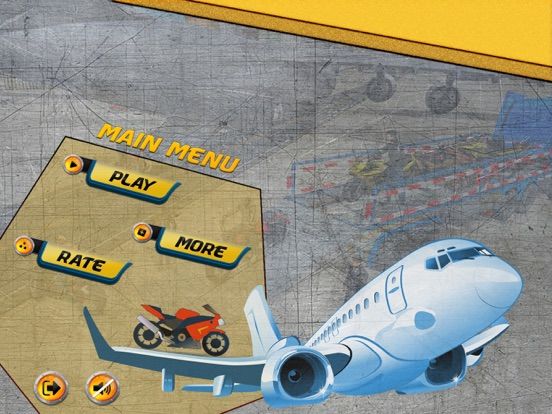Airplane Bike Cargo Transport game screenshot