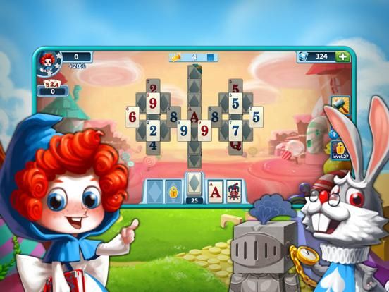 Alice Tripeaks App Screenshot