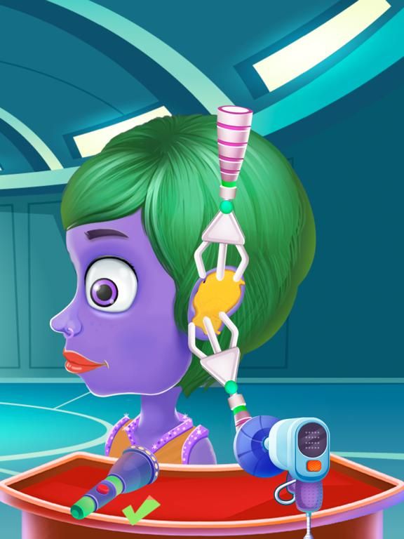 Alien Ear Doctor Game App Screenshot