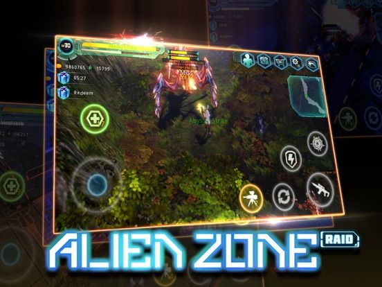 Alien Zone: Raid game screenshot