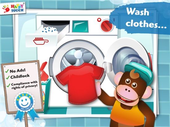 All Kids Can...Do the Laundry! By Happy-Touch game screenshot