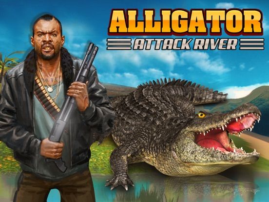 Alligator Attack River Animal Simulator Games game screenshot