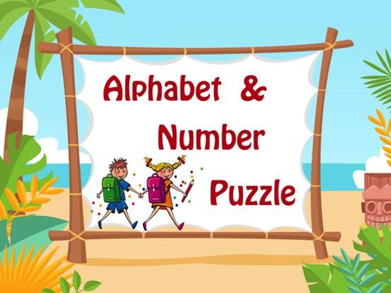 Alphabet & Number Puzzle game screenshot