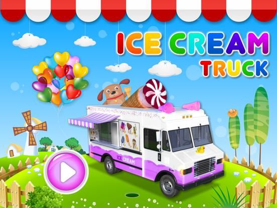 Amazing Ice Cream Truck Game with Alex and Dora: Kids Vehicles 2 game screenshot