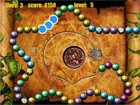 Ancient Zuma game screenshot