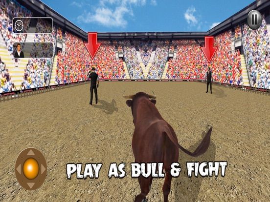 Angry Bull Attack Simulator 3D game screenshot