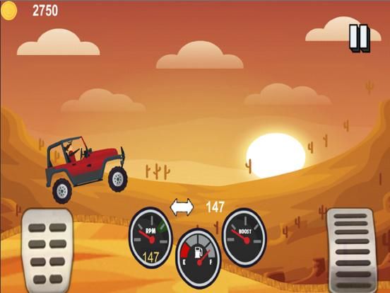 Angry Driver Hill Racing game screenshot