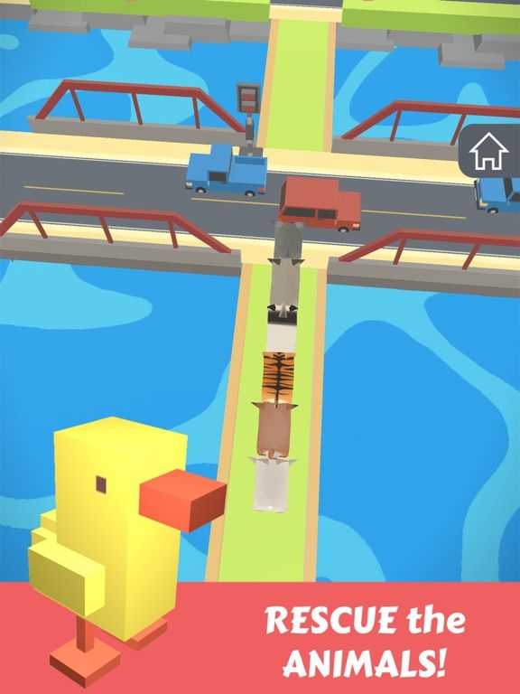 Animal Cross: Road to Rescue! App Screenshot