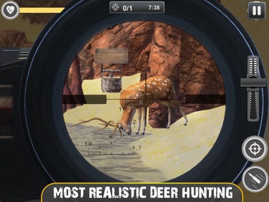 Animal Jungle Sniper Hunting game screenshot