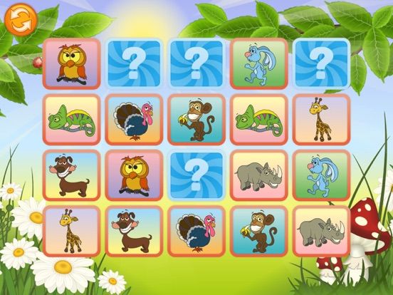 Animals game screenshot