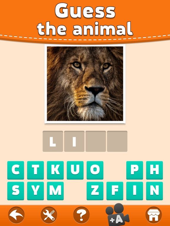 Animals Quiz game screenshot