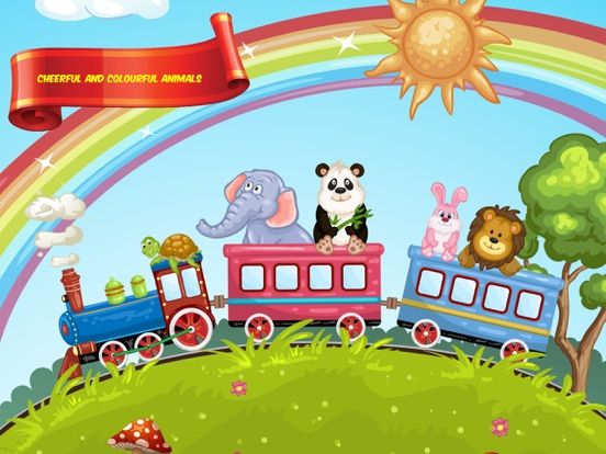 Animals Train for Toddlers Fun game screenshot