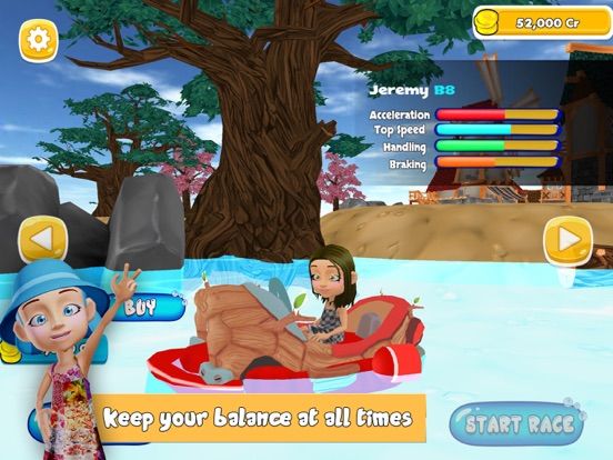 Aqua Racing Boat Valley game screenshot