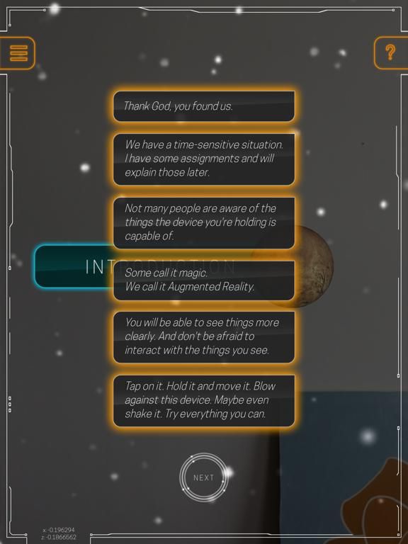 AR Galaxies App Screenshot