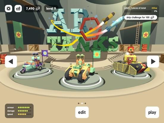 AR Tanks game screenshot