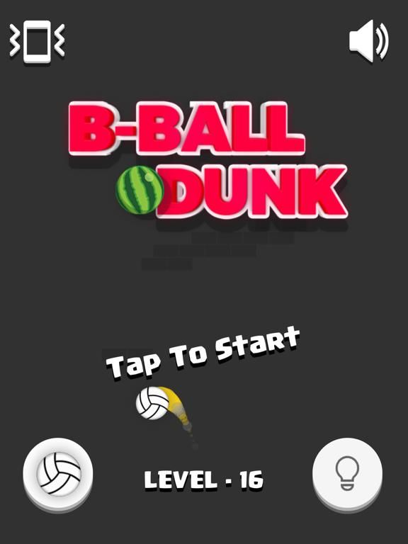 B-Ball Dunk App Screenshot