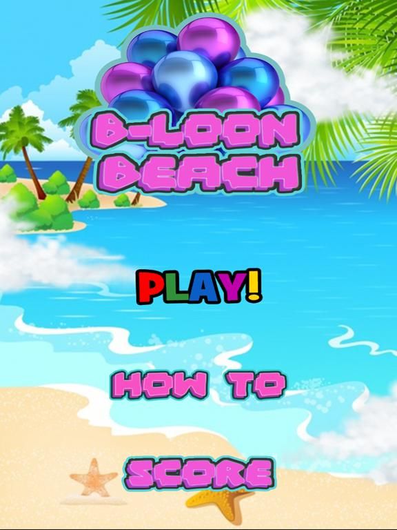 B-loon beach pop game screenshot