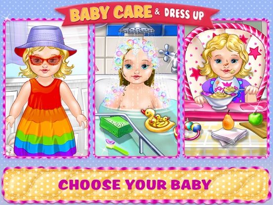 Baby Care & Dress Up game screenshot