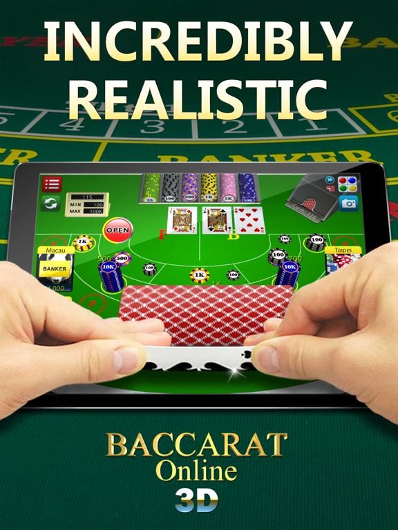 Baccarat Online 3D game screenshot
