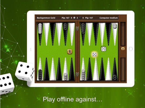 Backgammon Gold Free game screenshot