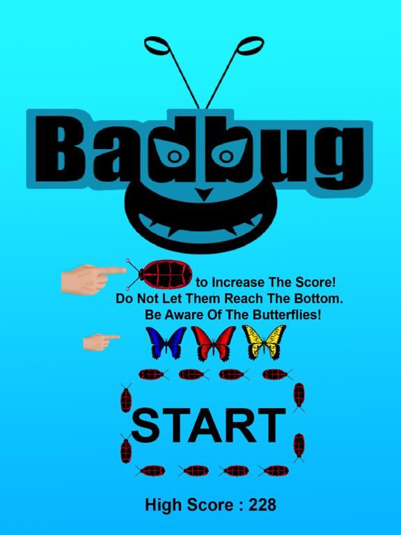 Bad-Bug App Screenshot